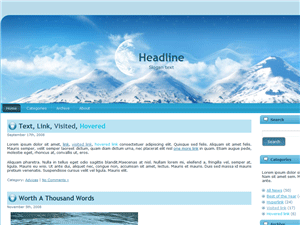 Wordpress Themes Sky Mountain